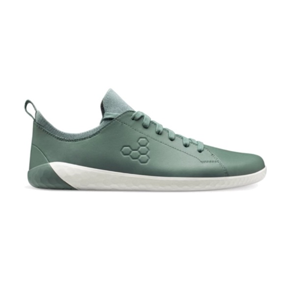 Vivo barefoot Shoes - Vivobarefoot Geo Court Knit Barefoot Leather Shoes Sea Green size 10 (EU 41)